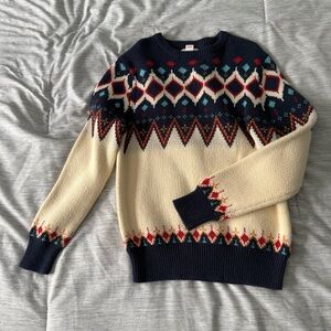 Boy’s Winter Fair Isle Sweater